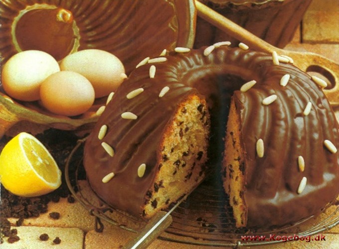 Korendekage med chokoladeovertræk